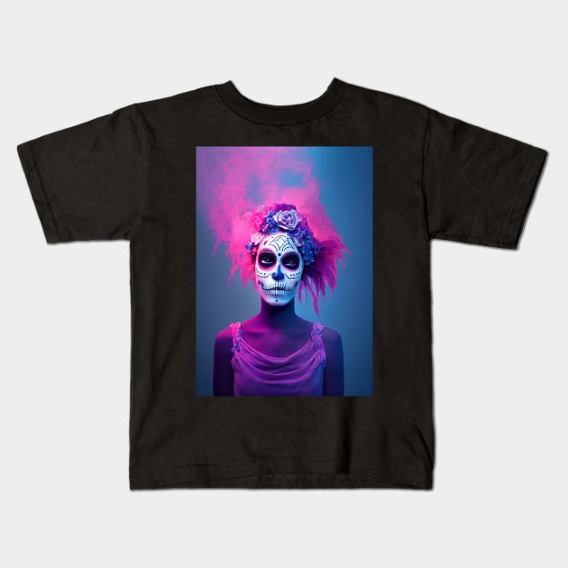 Day of The Dead #2 Kids T-Shirt by MarkColeImaging